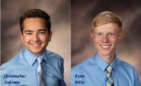 Valedictorian and Salutatorian for Class of 2020