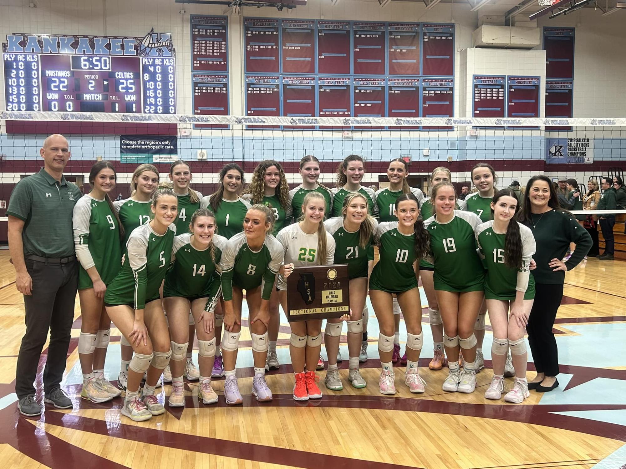 Varsity Girls Volleyball Wins Sectionals!